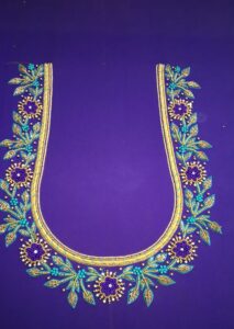 Aarya Beed Bridal work Blouse